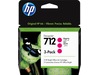 HP blekk 712 3-pack Magenta Blekkpatroner