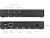 Targus Universal Dual 4K Docking m/DP Dockingstasjon & USB-HUB