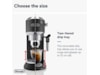 DeLonghi Dedica Style EC685.BK Manuell espressomaskin (sort) Espressomaskiner
