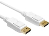 Displayport kabel 2m (hvit) Monitorkabler