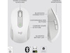 Logitech Signature M650 Large trådløs mus Offwhite Mus
