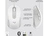 Logitech Signature M650 Medium trådløs mus Offwhite Mus
