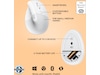 Logitech Lift Vertikal mus (off-white) Mus