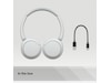 Sony WH-CH520 trådløse hodetelefoner, On-Ear (hvit) Hodetelefoner