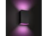 Philips Hue Resonate WACA Vegglampe 2x8 (sort) Vegglampe