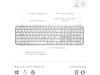Logitech MX Keys S trådløst tastatur (pale grey) Tastatur