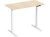 Ergonomisk Hev/Senk skrivebord 120cm (hvit/eik) Skrivebord