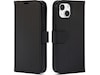 iiglo iPhone 15 / 14 Lommebokdeksel (sort) Mobildeksel