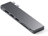 Satechi MacBook Air M2 Slim Pro Docking (space gray) Dockingstasjon & USB-HUB