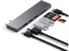 Satechi MacBook Air M2 Slim Pro Docking (space gray) Dockingstasjon & USB-HUB
