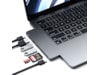 Satechi MacBook Air M2 Slim Pro Docking (space gray) Dockingstasjon & USB-HUB