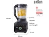 Braun Powerblend 9 Kanneblender JB 9040 (sort) Blendere