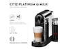 Nespresso CitiZ & Milk by De'Longhi Kapselmaskin (sort) Kapselmaskiner