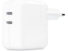 Apple dual USB-C lader 35W Batteri og lader