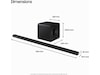 Samsung HW-S810D soundbar med subwoofer (sort) Lydplanker