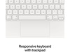Apple iPad Pro 13" Magic Keyboard 13 (white) Tastatur og stylus