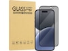 iiglo iPhone 16 Plus / 15 Plus 3D Privacy Glass skjermbeskytter Skjermbeskytter