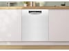 Bosch Serie 6 SMU6ZCW10S Oppvaskmaskin (hvit) Underbygd oppvaskmaskin