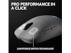 Logitech PRO 2 Lightspeed Trådløs Gamingmus (hvit) Gamingmus