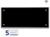 Adax Clea WiFi panelovn glass 1000W (sort) Panelovner