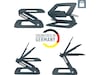 Leitz Ergo Multivinkel Laptopstøtte (grå) Laptopstand