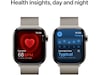 Apple Watch Series 10 GPS + LTE 42mm Titan (naturlig) Smartklokker