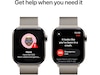 Apple Watch Series 10 GPS + LTE 42mm Titan (naturlig) Smartklokker