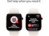 Apple Watch Series 10 GPS + LTE 42mm Titan (gull) Smartklokker