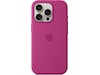 Apple iPhone 16 Pro Silikondeksel (fuksia) Mobildeksel