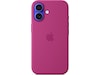 Apple iPhone 16 Silikondeksel (fuksia) Mobildeksel