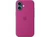 Apple iPhone 16 Silikondeksel (fuksia) Mobildeksel