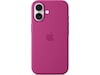 Apple iPhone 16 Silikondeksel (fuksia) Mobildeksel