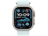 Apple Watch 49mm Natural Titanium Ocean Band Extension (ice blue) Reim