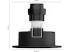 Philips Hue Innfelt Centura-spotlight R trepakning (hvit) Taklampe