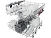 Whirlpool WUE 2B26 Oppvaskmaskin (hvit) Underbygd oppvaskmaskin