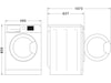 Whirlpool FFB 9458 WV EE Vaskemaskin (hvit) Vaskemaskin