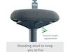 Leitz Ergo Active Balansestol sitt/stå, komfortsete, høyde 57-82 cm Kontorstoler