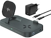 4smarts Qi2 Charging Station Trident (sort) Mobilladere