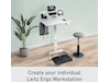 Leitz Ergo Hev-Senk Skrivebord, elektrisk, med påminnelse om å stå opp Skrivebord