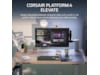 Corsair Platform:4 Elevate skrivebord (hvit/lys tre) Gamingdesk