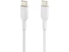 Belkin USB-C kabel 1m (hvit) USB-kabler