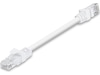 Nettverkskabel CAT6 15cm (hvit) Nettverkskabler