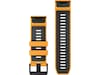 Garmin QuickFit Silikonreim 26mm (oransje/grafitt) Reim