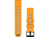Garmin QuickFit Silikonreim 22mm (oransje/grafitt) Reim