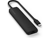 Satechi 7-i-1 Slim Multiport docking (sort) Dockingstasjon & USB-HUB