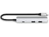 Satechi 4-i-1 Slim 4K Multiport docking (sølv) Dockingstasjon & USB-HUB