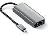 Satechi 4-in-1 USB-C og Ethernet docking (stellargrå) Dockingstasjon & USB-HUB
