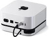 Satechi Mac Mini M4 Stand & Hub (sølv) Dockingstasjon & USB-HUB