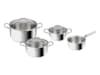 Tefal Intuition 7-delers grytesett i ubelagt rustfritt stål B864S734 Tilbehør til stekeovn og komfyrer