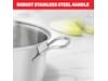 Tefal Intuition 7-delers grytesett i ubelagt rustfritt stål B864S734 Tilbehør til stekeovn og komfyrer